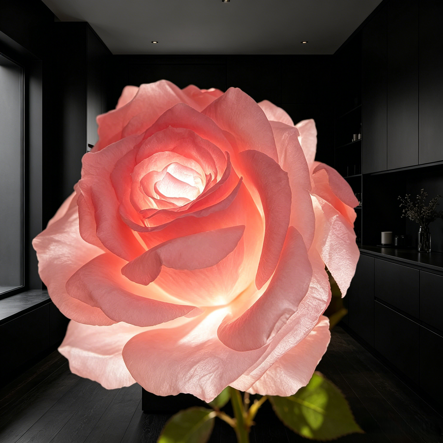 Crystal Rose Lamp – 3-Color Dimmable LED Table Light for Bedroom Decor & Gifts